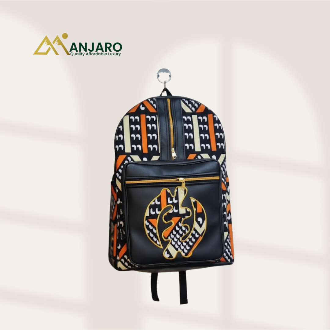 African Print Backpack – Premium Ankara Travel & Casual Bag