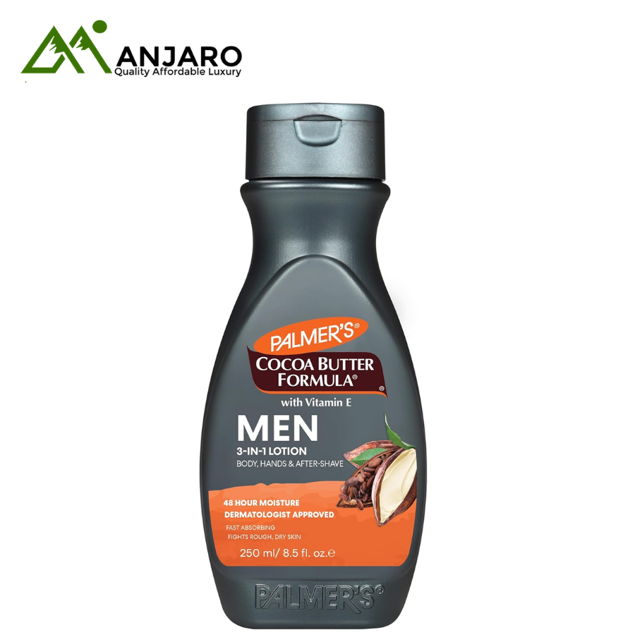 Palmer’s Men 3-in-1 Lotion – 250ml | All-In-One Hydration for Body, Face & Post-Shave Care