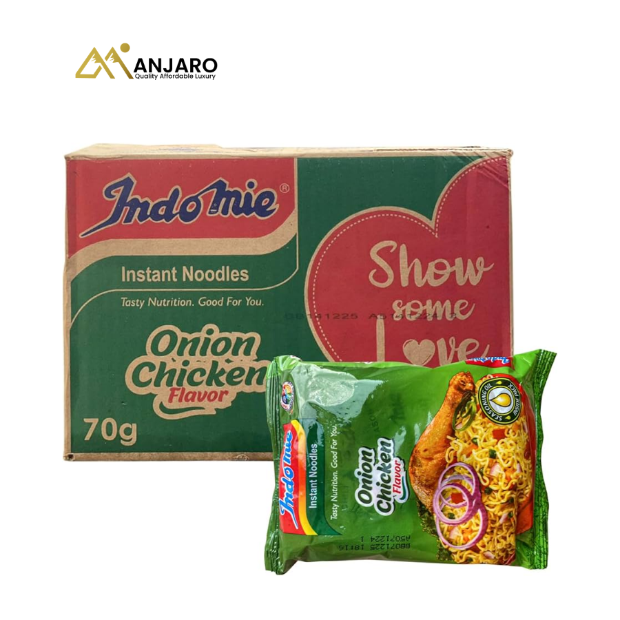 Indomie Regular Instant Noodles – 70g (40 Pack | Classic Onion Chicken Flavor)