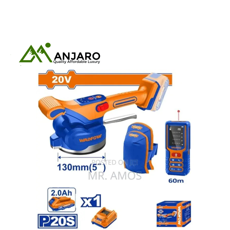 Wadfow  Cordless Tile Vibration Machine Combo Kit WOS241185