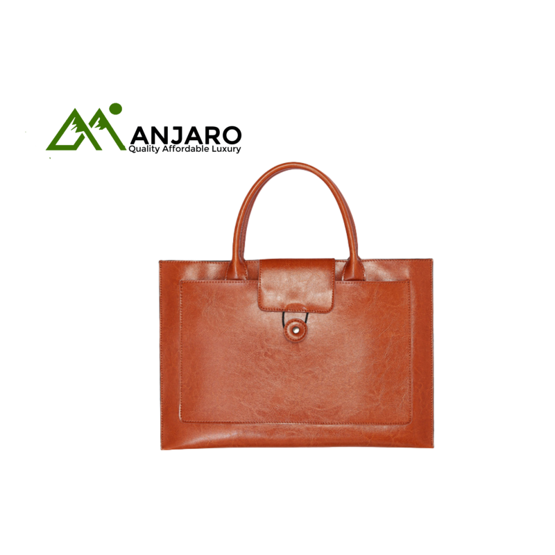 Unisex Genuine Cowhide Leather Computer Briefcase – Vintage High-End Handbag with Hasp Closure & Multi-Function Design
