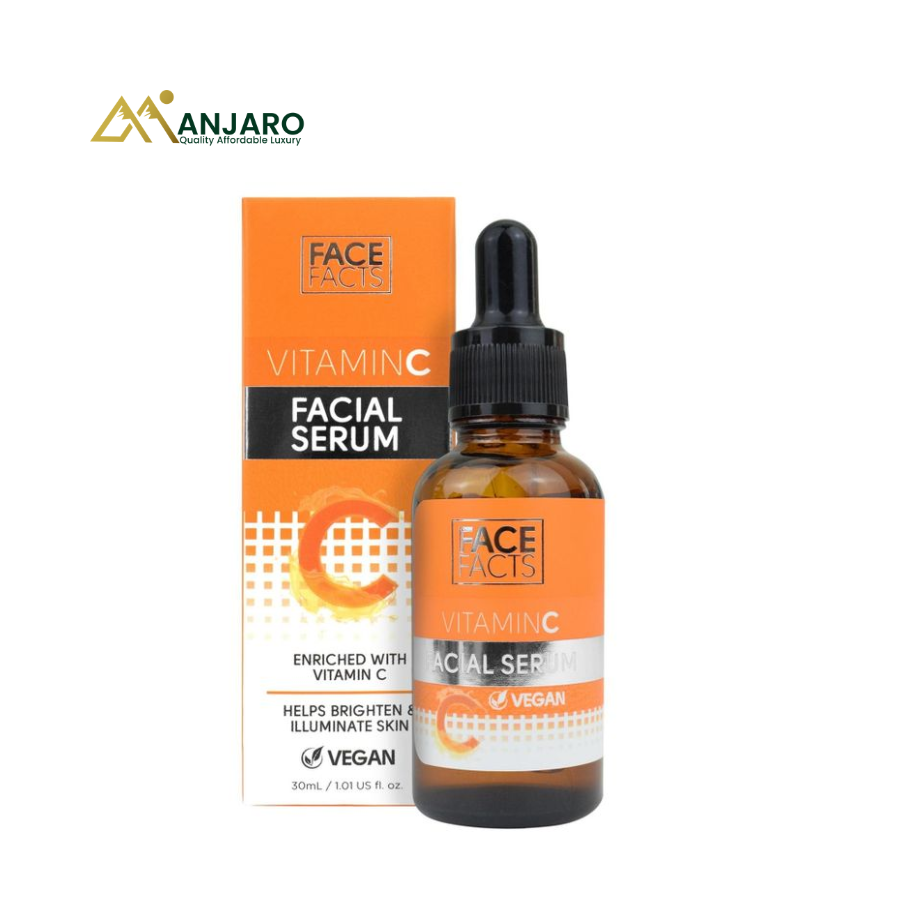 Face facts Vitamin C Facial Serum – Brightening & Hydrating Skin Care Serum for Radiant Glow