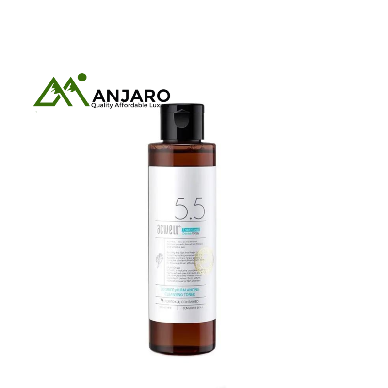 ACWELL Licorice 5.5 pH Balancing Cleansing Toner – 150ml | Brightens, Soothes & Balances Skin
