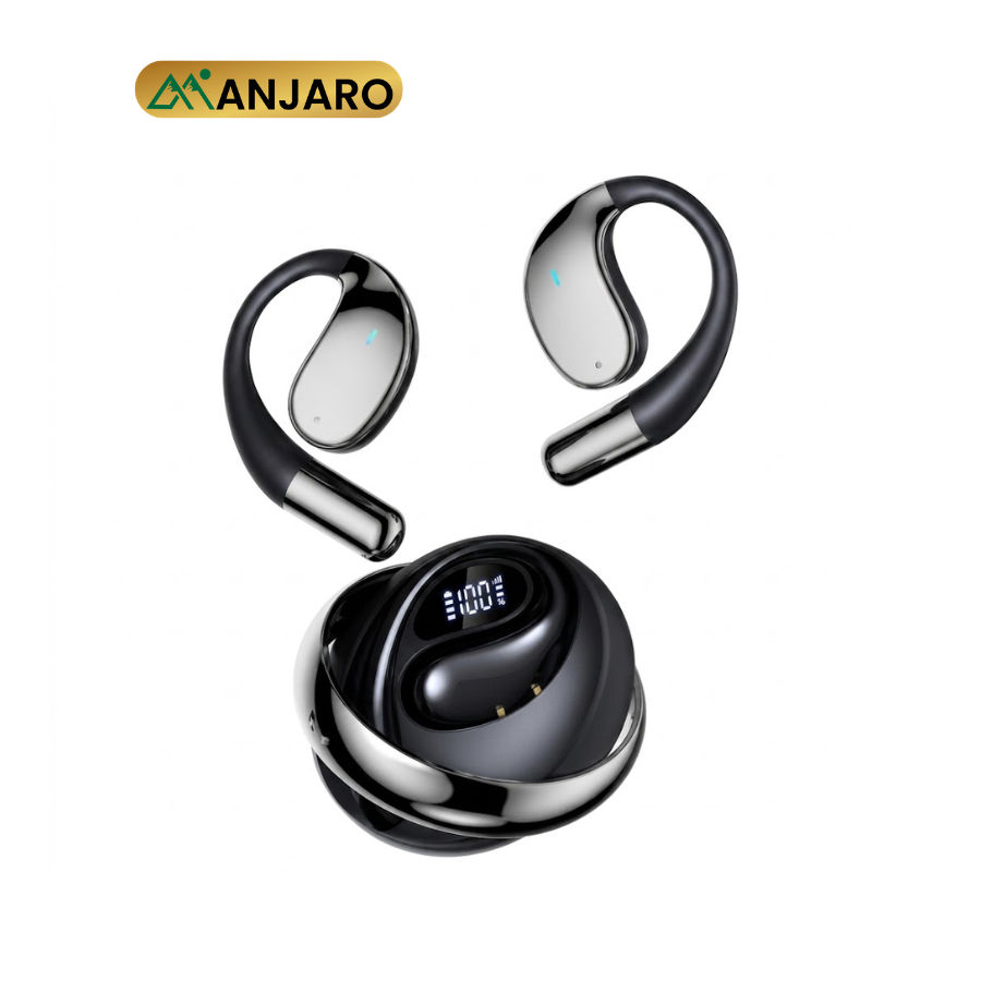 Bluetooth 5.3 Wireless Earbuds with 500–1000mAh Charging Case – Black & White Stereo Earphones YYk-Q93