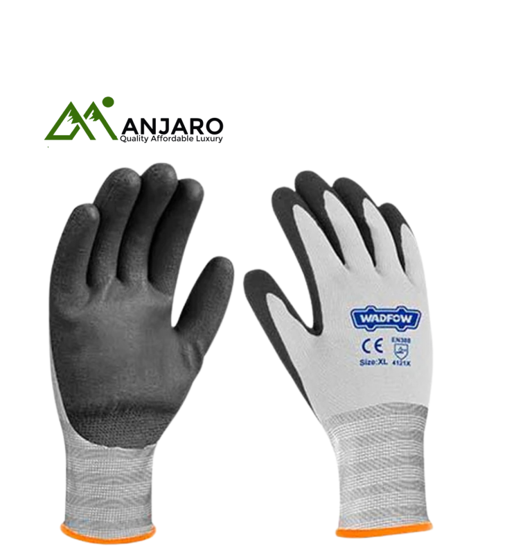 Wadfow Nitrile frosted coated gloves WGV2803