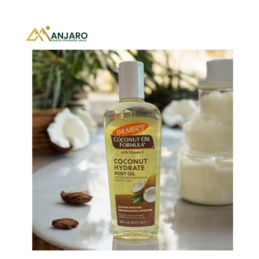 Palmer’s Coconut Hydrate Body Oil – Deep Moisturizing Skin Oil with Coconut & Vitamin E (Dry Skin, Glow & Repair Care)