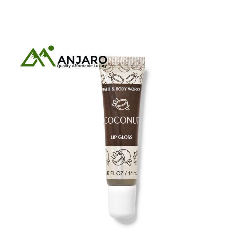 BATH & BODY WORKS Coconut Lip Gloss – 14ml | High-Shine, Hydrating Gloss with a Sweet Tropical Coconut Scent