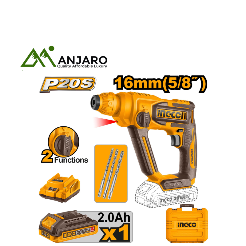 Ingco Cordless rotary hammer CRHLI201681