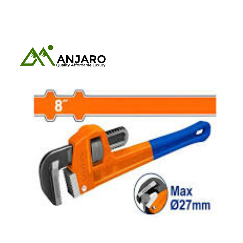 Wadfow  Pipe Wrench – 8" Heavy-Duty WPW8108