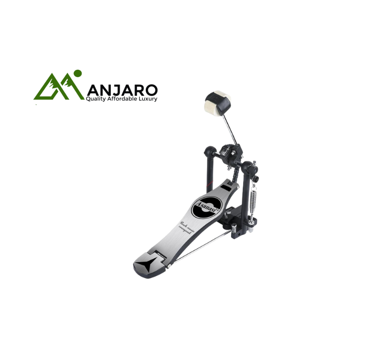 Asanasi P-200 Drum Pedal – Alloy Build, Multi-Bearing Design, Metal Plating