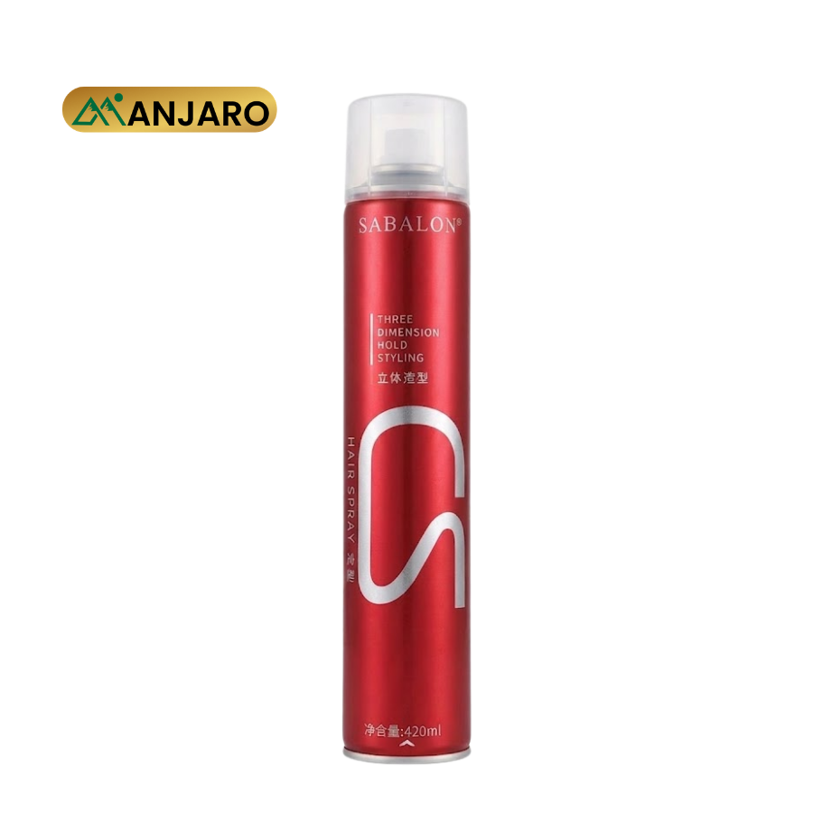 Sabalon Three Dimension Hold Styling Hair Spray – Professional Strong Hold Finishing Spray for Long-Lasting Hairstyles