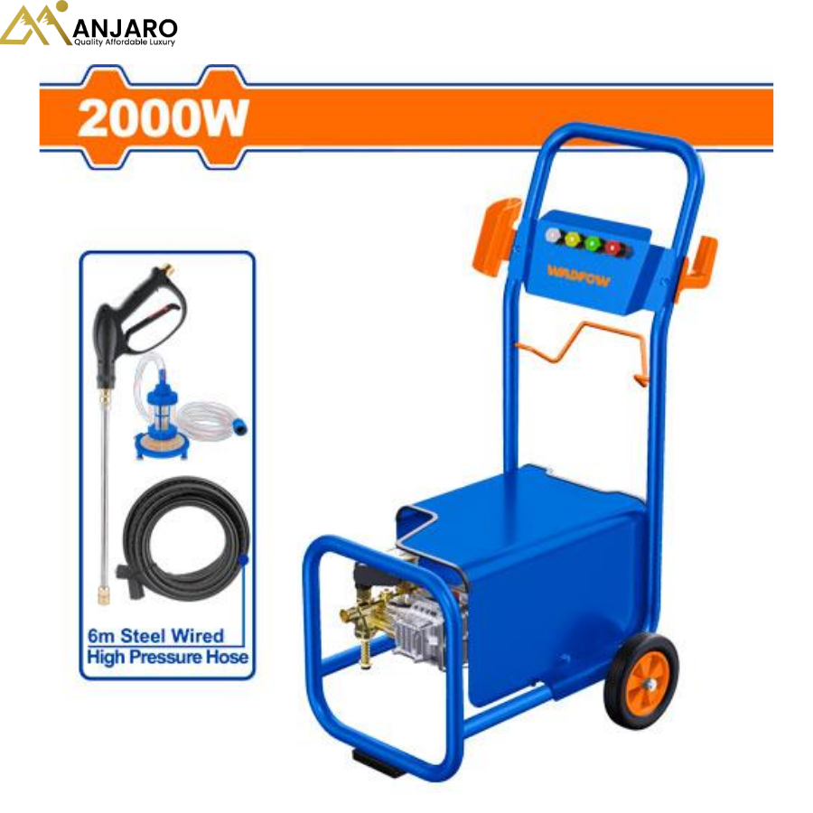Wadfow Commercial High Pressure Washer – 2000W WHP2A01