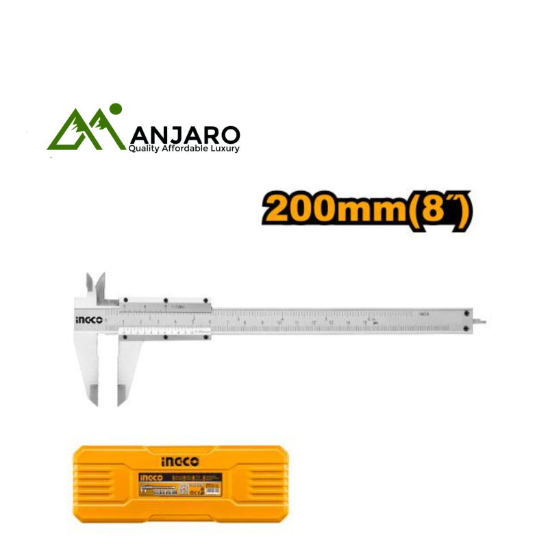 Ingco Vernier Caliper – 0–200mm Range  HVC01200