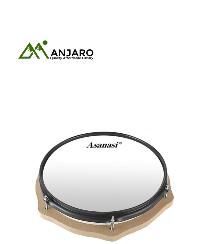 12” Simulated Dumb Drum Pad – 32cm Premium Skin Surface | Real Drum Feel for Precision Practice