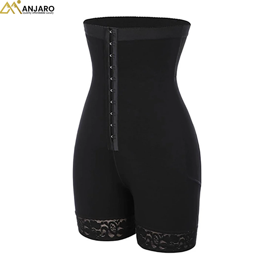 Sculpting Lace-Trim High-Waist Shaper 1072