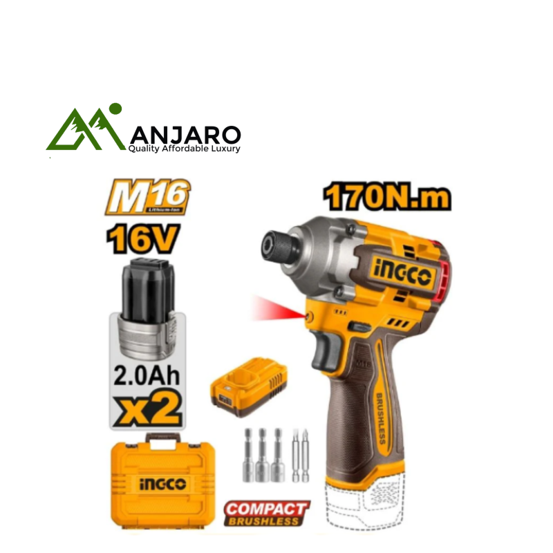 Ingco CIRLI16178 Cordless impact driver