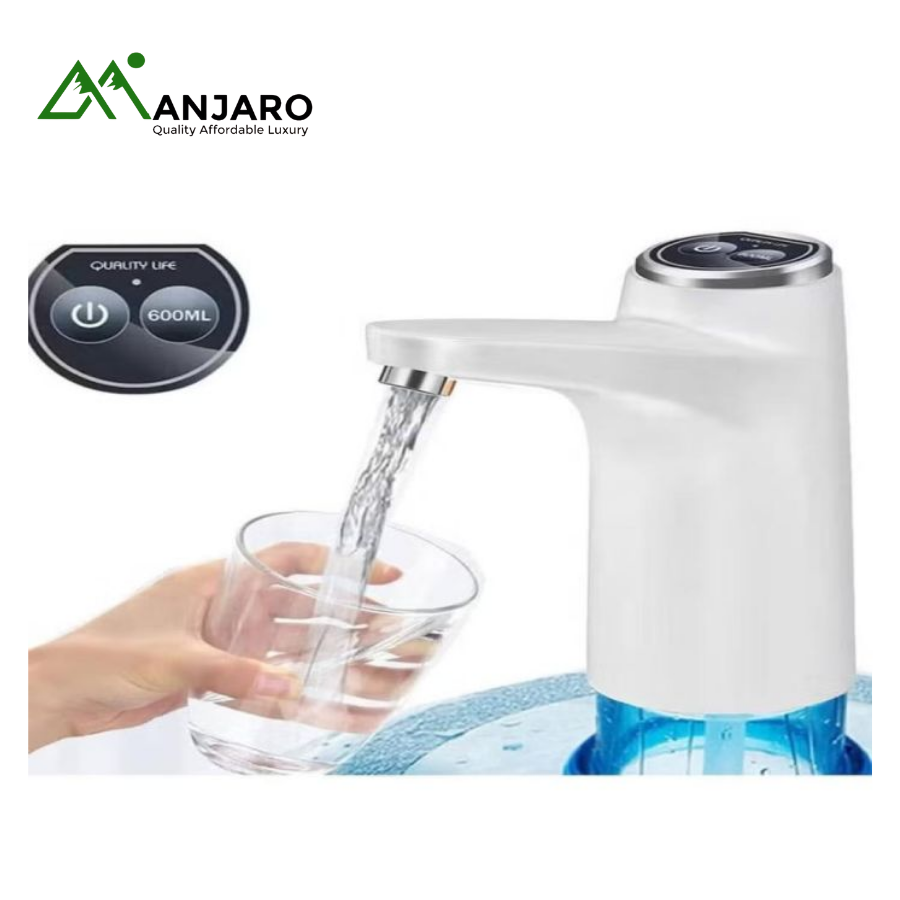 Automatic Electric Water Pump Dispenser | 600ML Pre-Set & Continuous Flow | USB Rechargeable