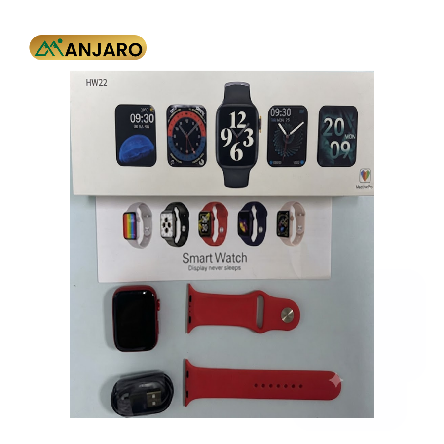 HW22 Smart Watch 1.69-Inch Display – M2 Wear Bluetooth Calling Fitness Tracker with Magnetic Charging & Health Monitoring