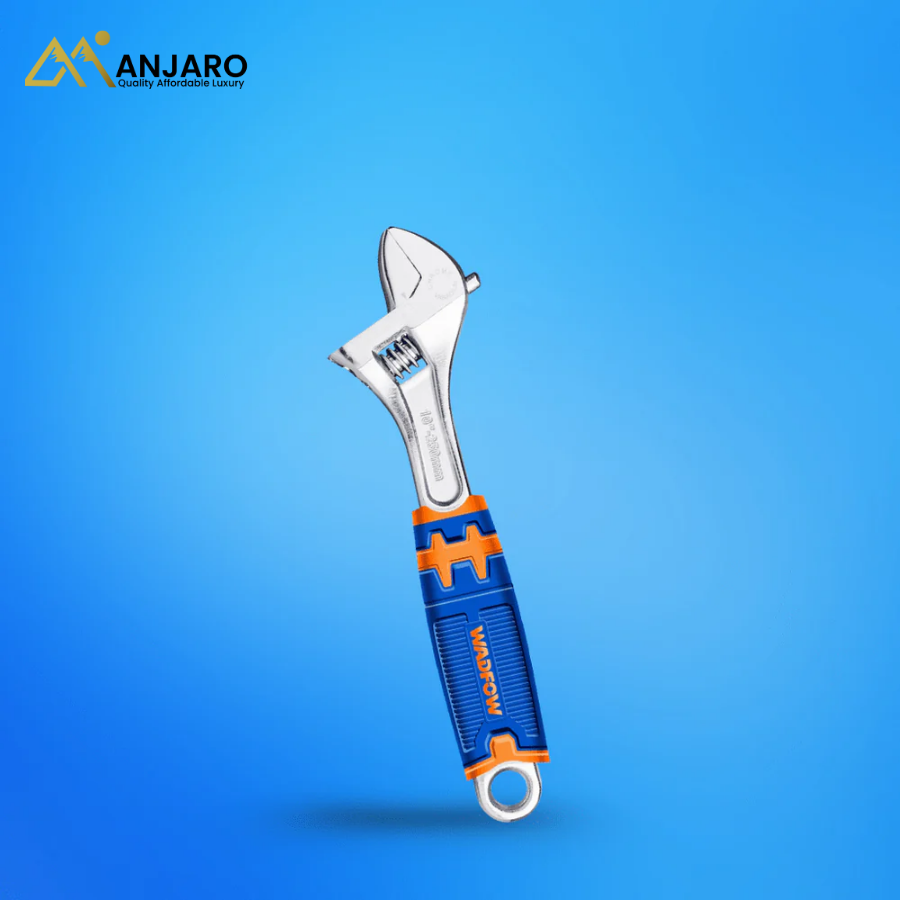 Wadfow Adjustable Wrench Set – 150mm, 250mm & 300mm 45# Carbon Steel (WAW2206,WAW2210 & WAW2212)