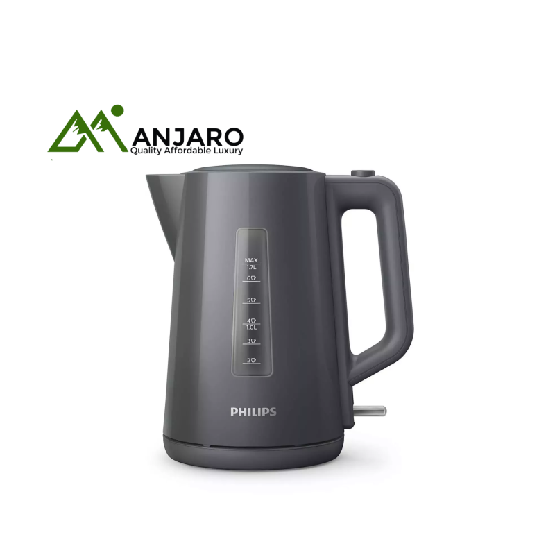 PHILIPS Kettle HD9318/01 – 1.7L Electric Plastic Kettle, White, 2200W Fast Boil with Auto Shut-Off