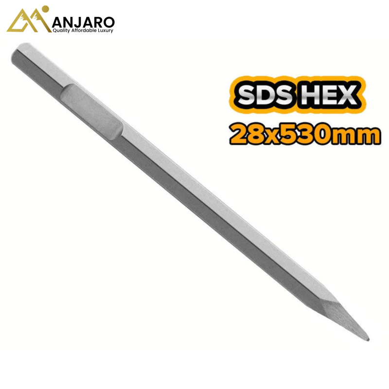 INGCO Hex Chisel – 28 × 530mm DBC0415301