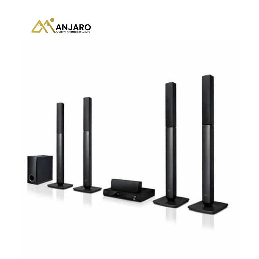 LG LHD457B 330W 5.1 Channel Home Theater System – DVD Player, Bluetooth, USB & Karaoke