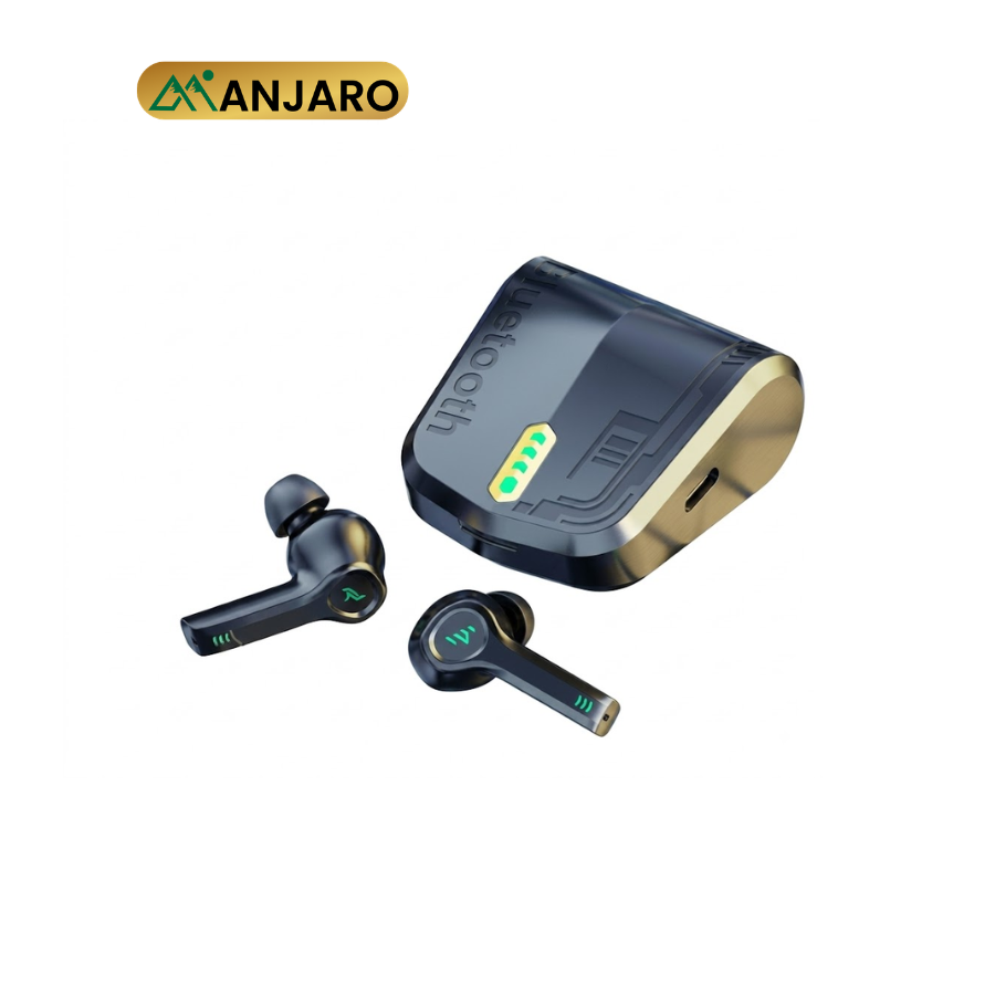 Bluetooth Headset – Black/White, 3H Call Time, Bluetooth 5 – M01