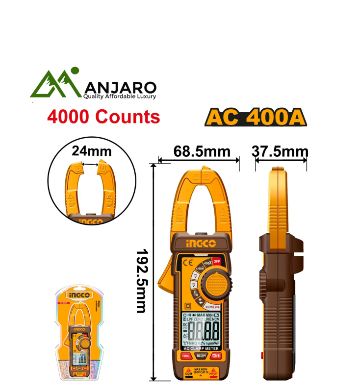 Ingco Digital AC clamp meter DCM62001