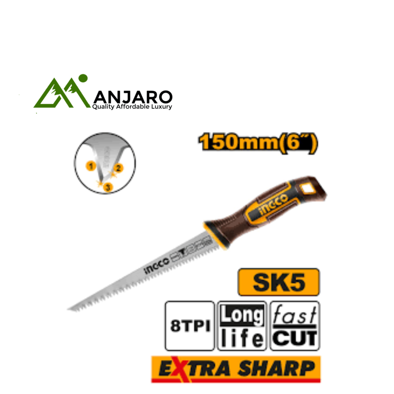 Ingco Wall Board Saw – 6"/150mm  HWBSW1506