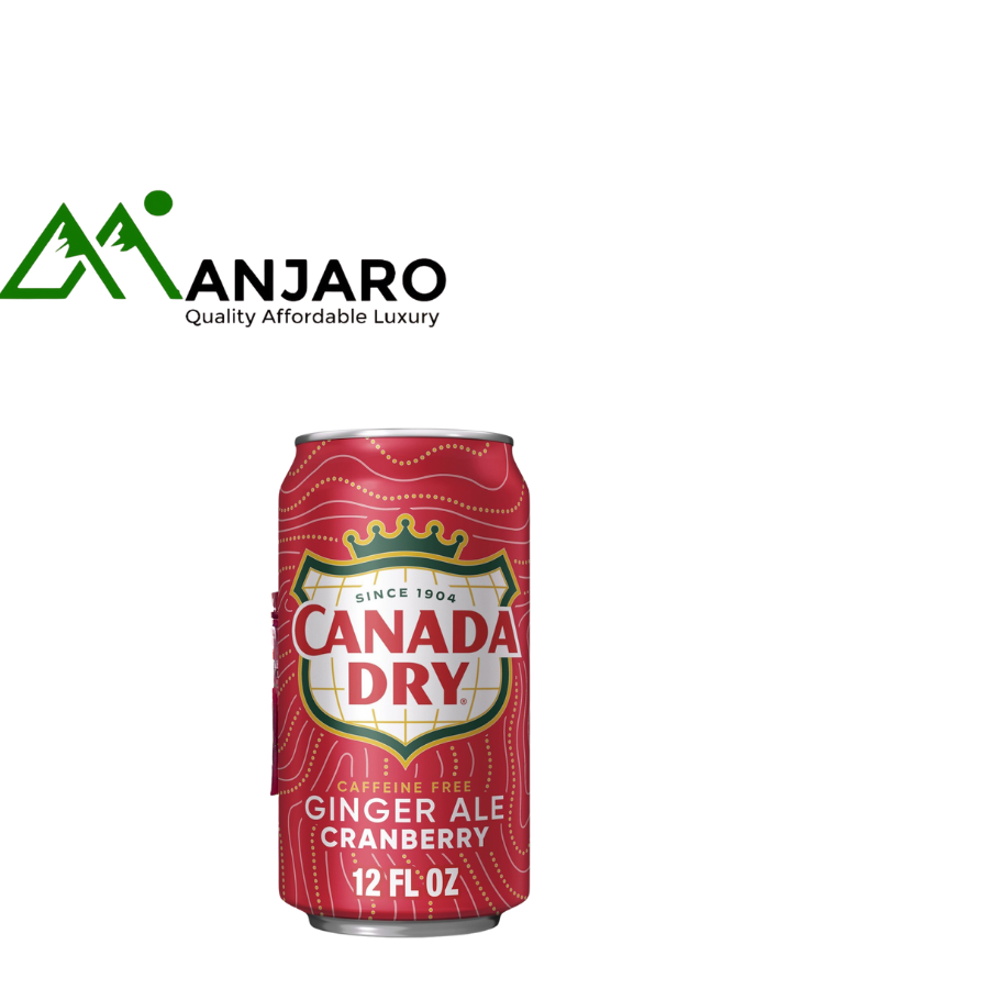 Canada Dry Black Cherry Ginger Ale – 355ml | Sparkling Refreshment with a Bold Cherry Twist