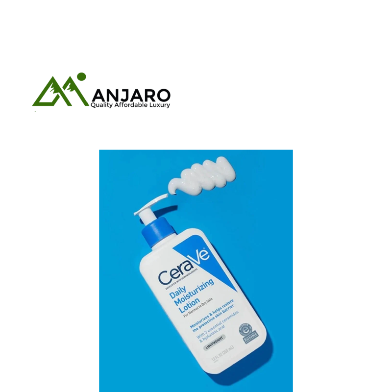 CERAVE Daily Moisturizing Lotion for Normal to Dry Skin (12 fl. oz.) | Lightweight Hydration with Ceramides + Hyaluronic Acid