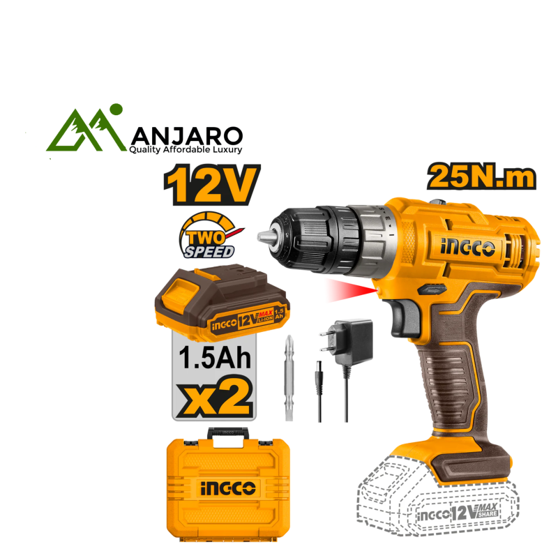 CDLI1228 Cordless Drill 12V – Compact Strength for Precision Work