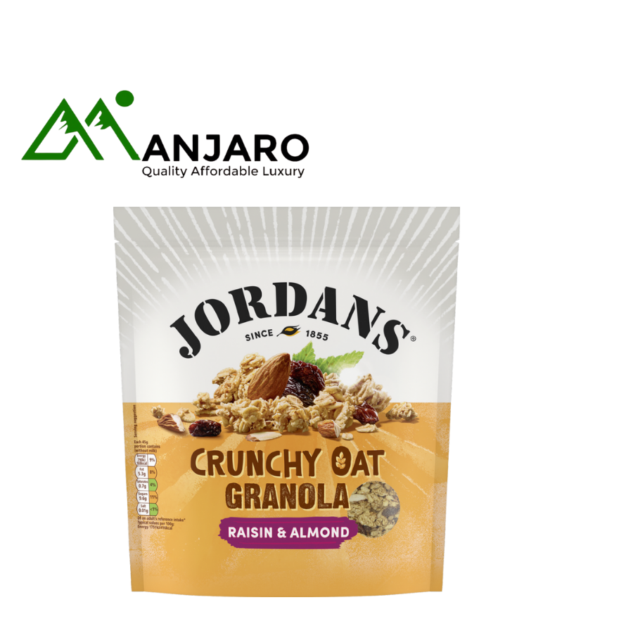 Jordans Crunchy Oat Granola – 500g | High-Fiber Wholegrain Cereal for a Deliciously Healthy Start