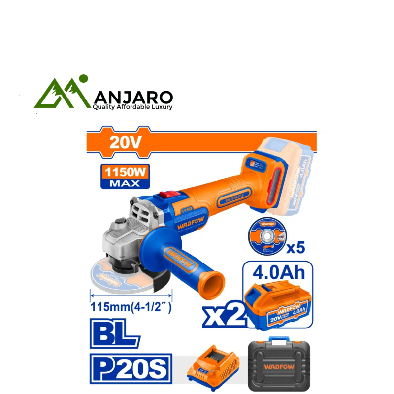 20V Brushless Cordless Angle Grinder WLAPB522