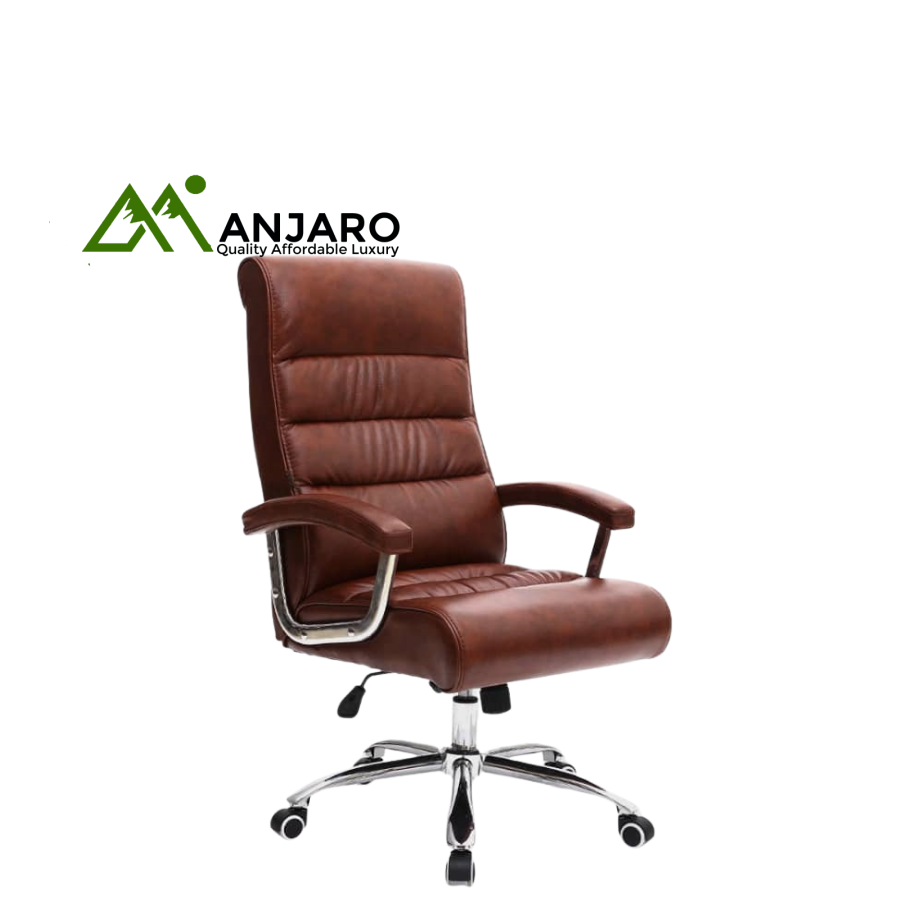 Stylish 360° Swivel Office Chair – Double-Layer Cushion for Superior Comfort | Sleek & Supportive Seating