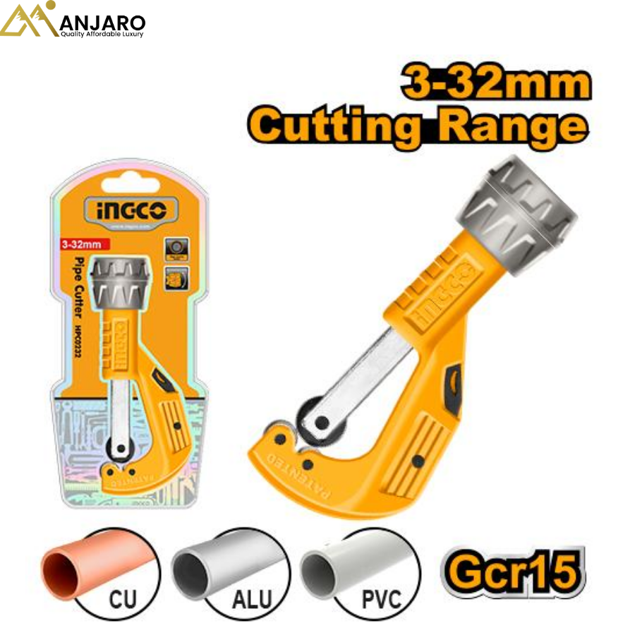 INGCO Pipe Cutter – 3–32mm Copper & Aluminum Tube Cutter HPC0232