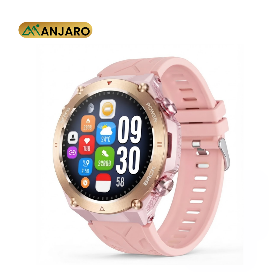 Wedtserha KC82 Smart Watch 1.45-Inch IP67 Waterproof – Bluetooth Calling Fitness Tracker with GPS & Health Monitoring