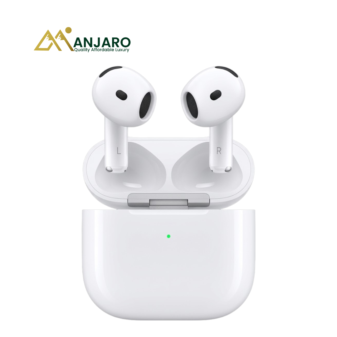 Premium Wireless Earbuds (AirPods 4 Style) – Crystal Clear Sound, Long Battery Life & Seamless Connectivity