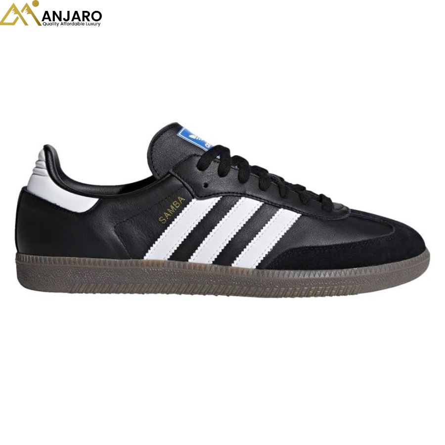 Adidas Samba OG sneaker – Black & White with Gum Sole