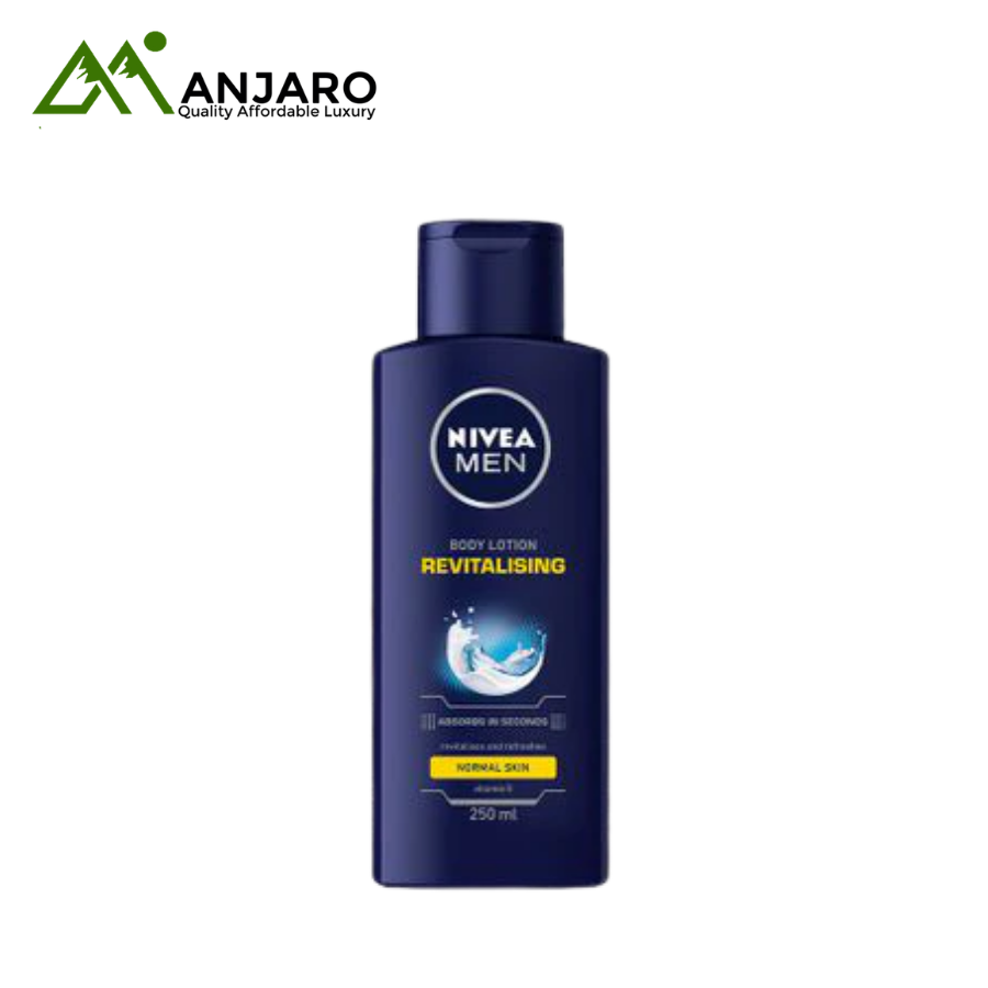 Nivea Men Revitalizing Body Lotion – 400ml | Refreshing Hydration & 24H Skin Energy Boost