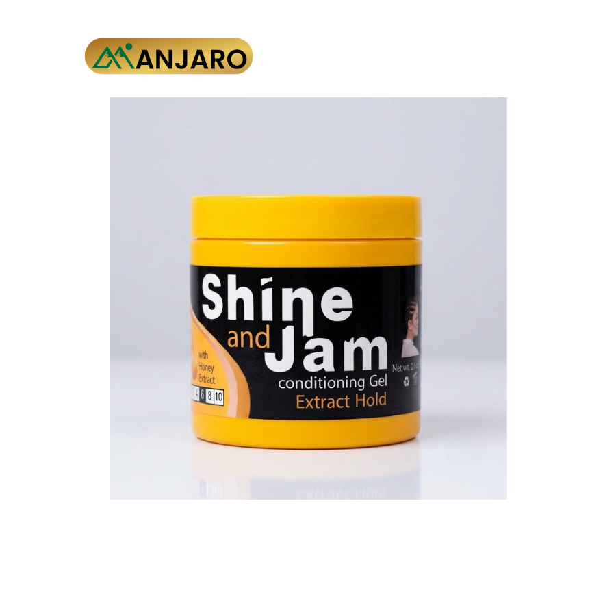 Shine ’n Jam Conditioning Gel – Hair Styling Gel for Braids, Edges, Hold & Frizz Control