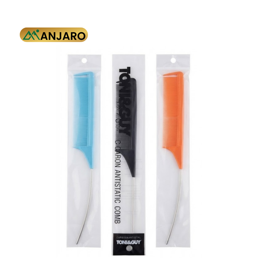 Rod Comb – Hair Styling Comb for Curling, Sectioning, Parting & Professional Hairstyling