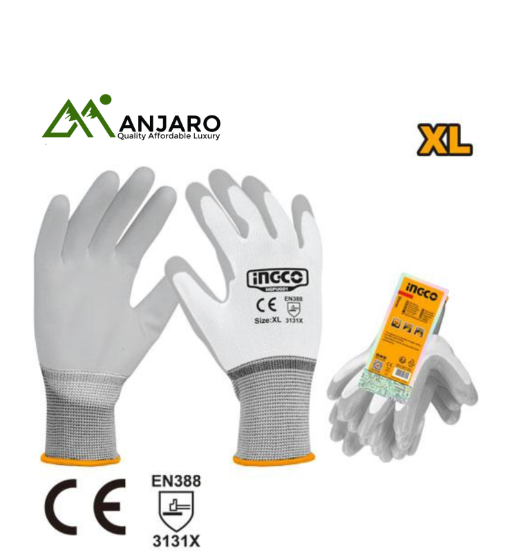 Ingco PU Coated Gloves HGPUG01