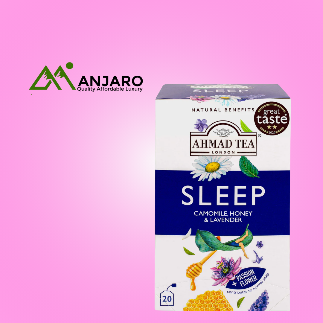 Ahmad Natural Benefits Tea Selection – 95g (60 Teabags) | 6 Herbal Blends for Energy, Sleep, Beauty & More