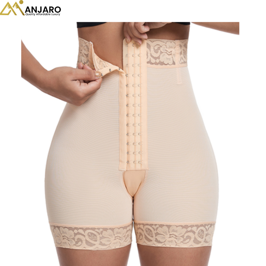 Lace-Trim High-Waist Shaper 1094