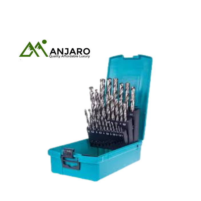 Total TACSD0251 25Pcs HSS drill bits set