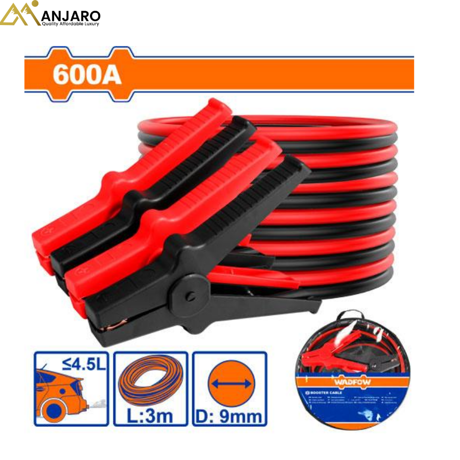 Wadfow Booster Cable – 200AMP 2.5m– 600AMP 3m WBTC1901 & WBTC1902