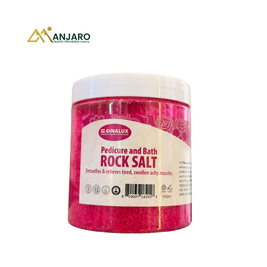 Pedicure & Bath Rock Salt | Relaxing Mineral Bath Soak for Smooth Skin, Foot Care & Spa Treatments