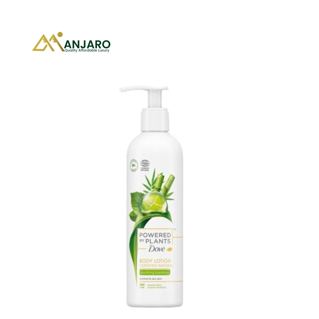 Dove Powered by Plants Body Lotion – Soothing Bamboo – 48H Care – Certified Natural Skincare
