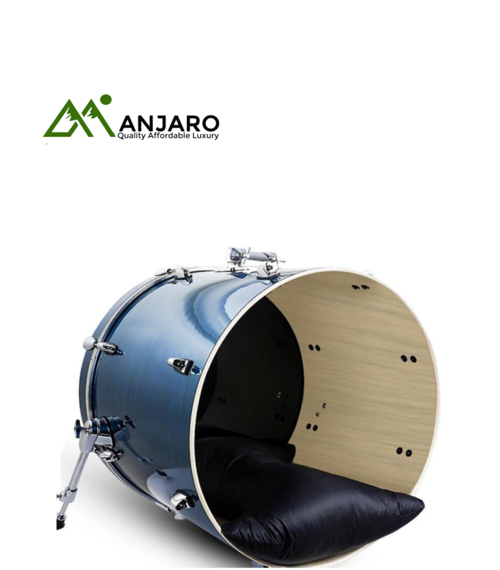 Kick Drum Pillow – 45×51cm | Enhanced Bass Drum Dampening with Soft, Thickened Knitted Surface